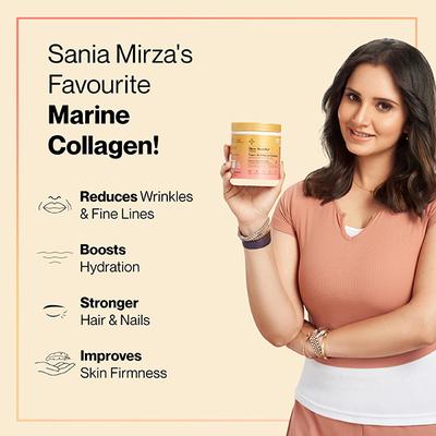 Setu Skin Youthful Marine Collagen Powder Supplements for men and women 210 g Peach Mango Flavour 1's - Multi-Vitamins
