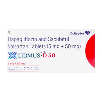 CIDMUS D 50 Tablet 10's - Heart Failure-Ant