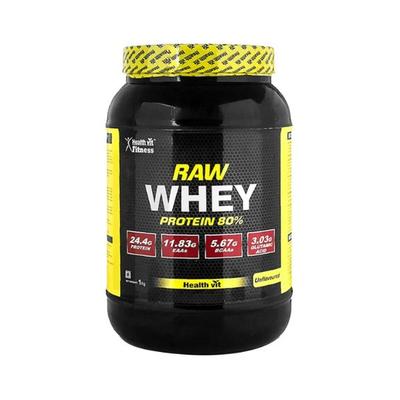 Healthvit Fitness Raw Whey Protein Concentrate 1000 gm - Whey Proteins