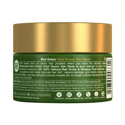 Lotus Botanicals Red Onion Total Repair Hair Mask 200 gm - Hair Masks & Packs