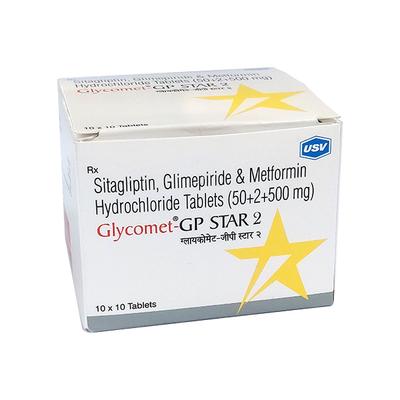 GLYCOMET GP STAR 2 Tablet 10's - Diabetes-Ant