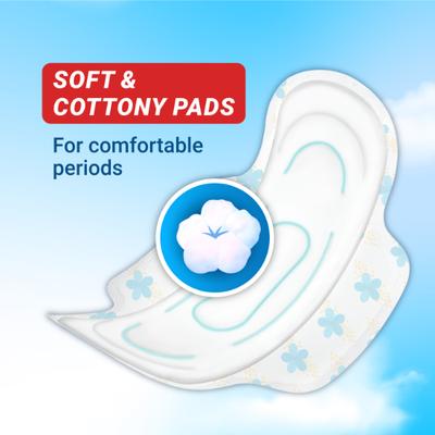 NIINE Naturally Soft Sanitary Napkins - Regular( 230 mm) 18's - Sanitary Napkins