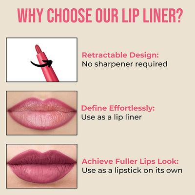 Insight Cosmetics Glide On Lip Liner - Glow Up 0.3 gm - Lip Liners