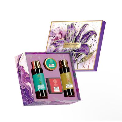Forest Essentials Mini Delights Gift Box - Skin Care 4 Piece Gift Set for all occasion 1's - Makeup Kits & Sets