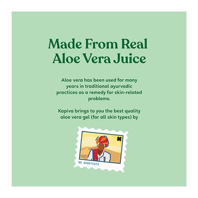 Kapiva Pure Aloe Vera Hydrating Gel 500 gm - Face Gels