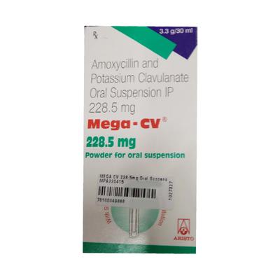 MEGA CV 228.5mg Oral Suspension 30ml - Bacterial Infections-Pen