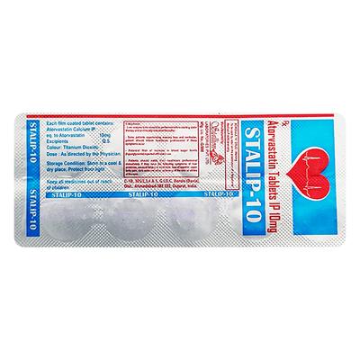 STALIP 10mg Tablet 10's - High Cholesterol-Dys