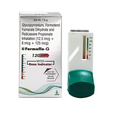 FORMOFLO G WITH DOSE INDICATOR 120md Inhaler 7.6g - Asthma/COPD-Ast