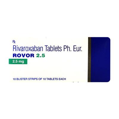 ROVOR 2.5 Tablet 10's - Blood Clot-Ant