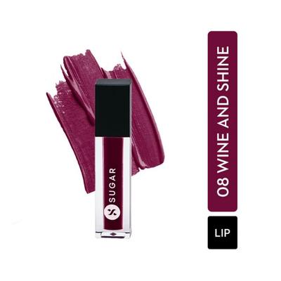 Sugar Cosmetics Smudge Me Not Liquid Mini Lipstick 08 Wine And Shine 1.1 ml - Liquid Lipsticks