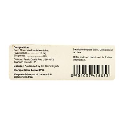 RPIGAT 15 Tablet 10's - Blood Clot-Ant