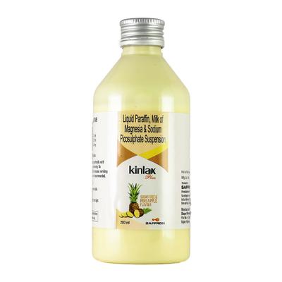 Kinlax plus Sugar Free & Pineapple Flavour Suspension 200ml - Constipation-Lax