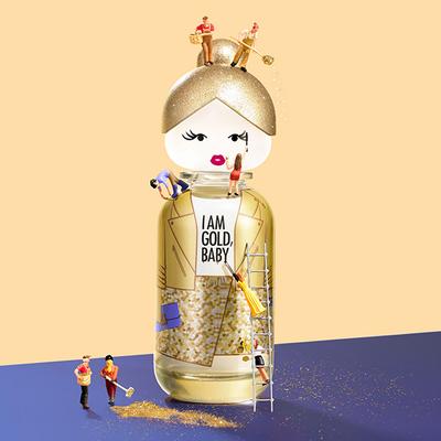 United Colors of Benetton Sisterland Golden Vanilla Eau de Parfum 80 ml - Women Perfumes (Edt/Edp)