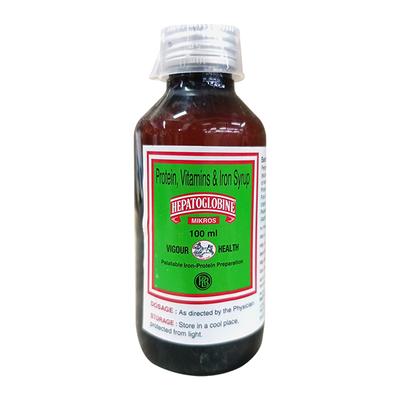 HEPATOGLOBINE +(PARACHUTE COCONUT OIL 100ML FREE) Syrup 100ml - Anaemia-VMA