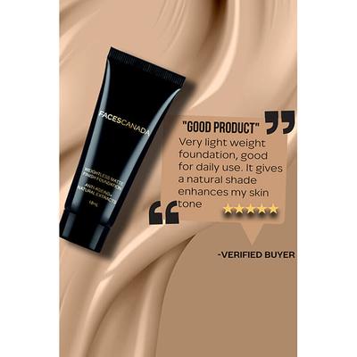 Faces Canada Weightless Matte Finish Foundation Natural 02 18ml - Foundation