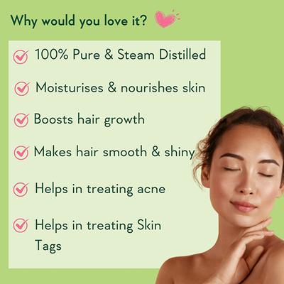 WishCare 100% Pure Tea Tree Essential Oil 15 ml - Essential Oils