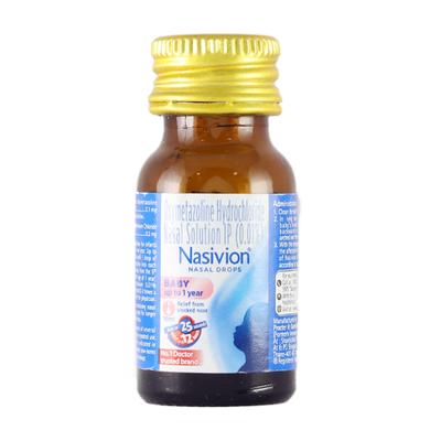 NASIVION BABY Nasal Drops 10ml - Nasal Congestion-Nas