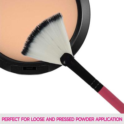 Vega Fan Brush (MBP - 13) Color - Pink 1's - Face Brush