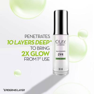 Olay Luminous Niacinamide + Cica Super Serum 30ml - Face Gels