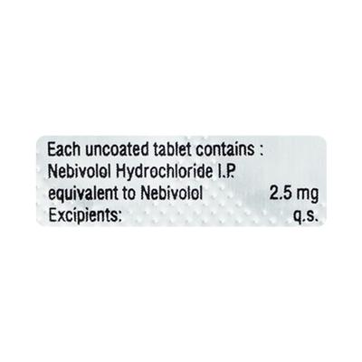 Nebistar 2.5mg Tablet 15'S - Hypertension-Bet