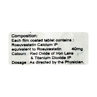 Cardirose 40mg Tablet 10'S - High Cholesterol-Dys