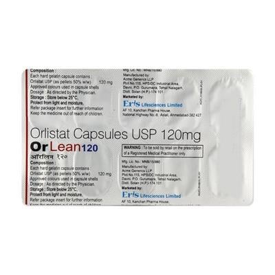 Orlean 120mg Capsule 10'S - Obesity