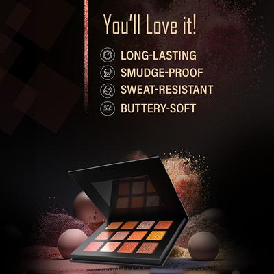 Faces Canada Starry Eyes Eye Shadow Palette - Supernova, Shimmer and Matte Shades 16gm - Eye Shadow Palettes