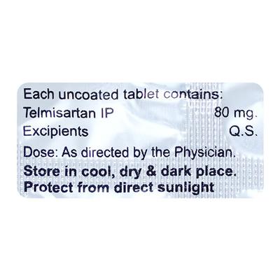 CUTEL 80 Tablet 10's - Hypertension-Ang