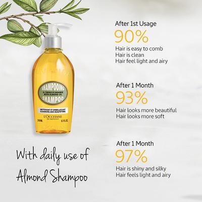 L'Occitane Almond Shampoo 240 ml - Shampoos