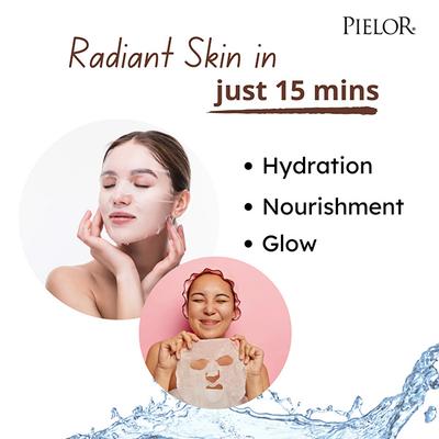 PIELOR Set of 5 Renewal Code Facial Hydrogel Mask 125 ml - Sheet Masks