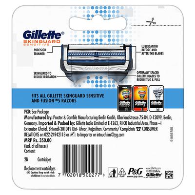 Gillette Skinguard Sensitive Cartridge 2's - Shavers