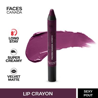 Faces Canada Ultime Pro Matte Lip Crayon Sexy Pout 39 2.8 Gm - Lip Crayons
