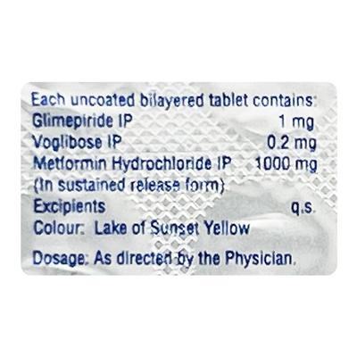 GEMER V 1 FORTE Tablet 10's - Diabetes-Ant