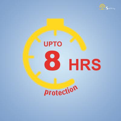 Saffty Cotton Soft Tri Fold Sanitary Pads 320 MM with Dry Cover and Wings (XXL) 20's - Sanitary Napkins