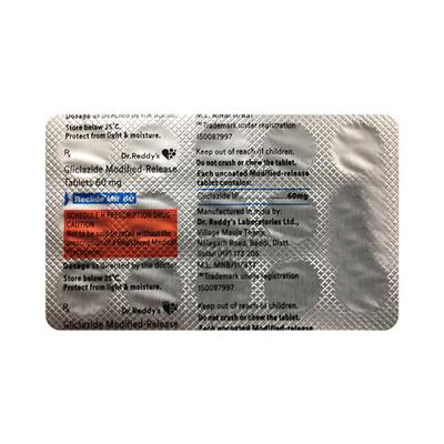 RECLIDE MR 60 Tablet 15's - Diabetes-Ant