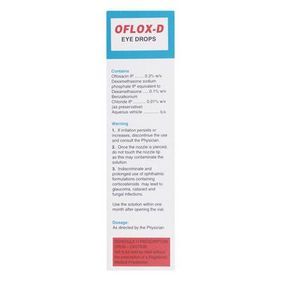 Oflox D Eye Drops 10ml - Eye Infections-Eaa
