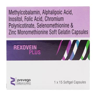 REXOVEIN PLUS Capsule 15's - Supplements-Vam
