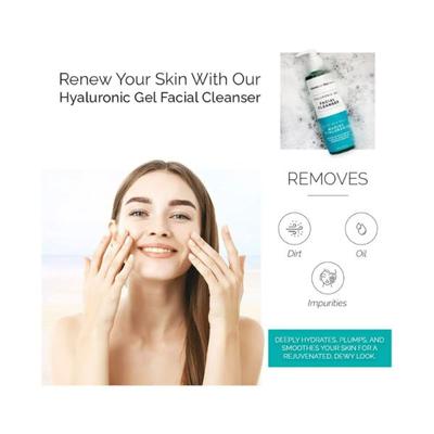 VITAMINS & SEA BEAUTY, Hyaluronic Gel Facial Cleanser 237 ml - Scrubs & Exfoliants