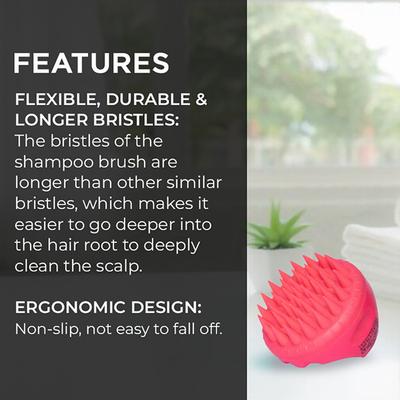 Beautiliss Professional scalp massager and shampoo brush 1's - Hair Brushes
