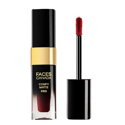 Faces Canada Comfy Matte Pro Liquid Lipstick- Rust Raisin 02, 5.5 ml 08HR Stay No Dryness - Liquid Lipsticks