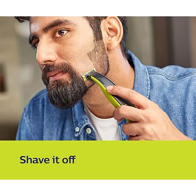 Philips Cordless OneBlade Hybrid Trimmer and Shaver with 3 Trimming Combs (QP2525/10) 1's - Trimmers