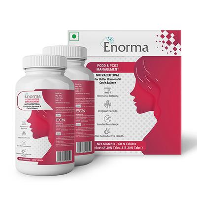 Enorma PCOD & PCOS Management Tablet 60's - Women Health