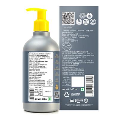 WOW Skin Science Kids 3 in 1 Wash - Shampoo + Conditioner + Body Wash - Caped Crusader Batman Edition 300 ml - Baby Body Wash