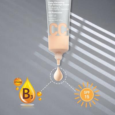 Daily Life Forever52 Color Correcting Full Coverage Cream(Greige - 004) 35 ml - Bb & Cc Creams