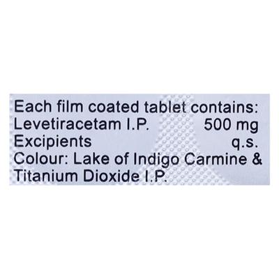 Epicetam 500mg Tablet 10'S - Epilepsy/Convulsion-Ant