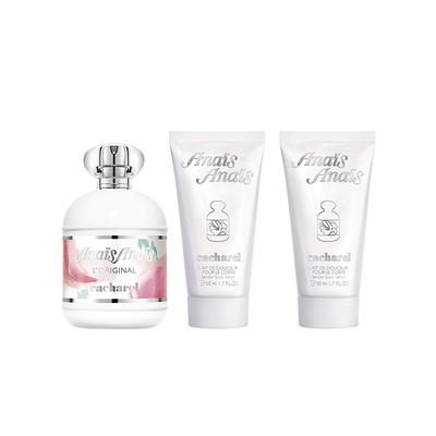 Cacharel Anais Anais Gift Set (Eau De Toilette 100ml+2X Body Lotion 50ml) 1's - Women Perfumes (Edt/Edp)