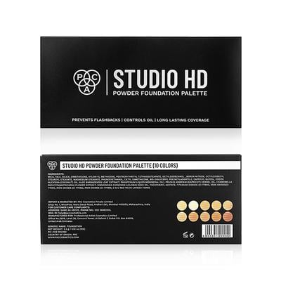 PAC Ultra Studio HD Powder Foundation X10 3.3gm - Foundation