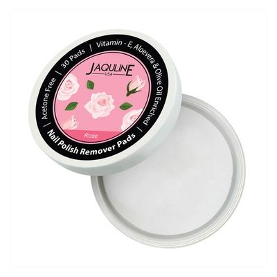 Jaquline USA Nail Polish Remover Pads Rose (Pack of 30) 1's - Nail Polish Remover
