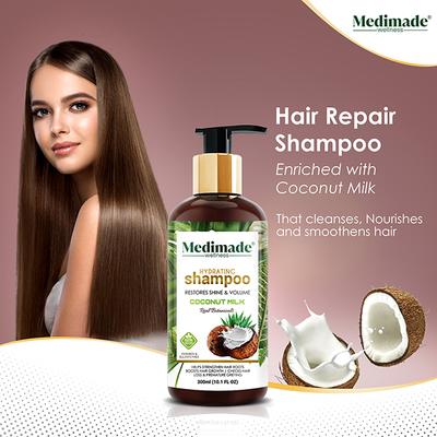 Medimade Hydrating Shampoo With Coconut Milk 300 ml - Shampoos