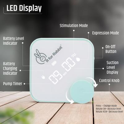 R for Rabbit First Feed Bliss Electric Breast Pump - Lake Blue 1's - Feeding & Nursing